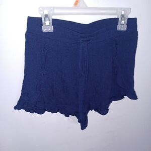 Navy Blue Beachy Shorts W Sz Small